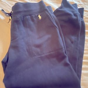 Polo Ralph Lauren women’s navy blue jogger sweats.